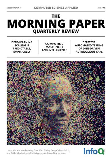 The Morning Paper - September 2018