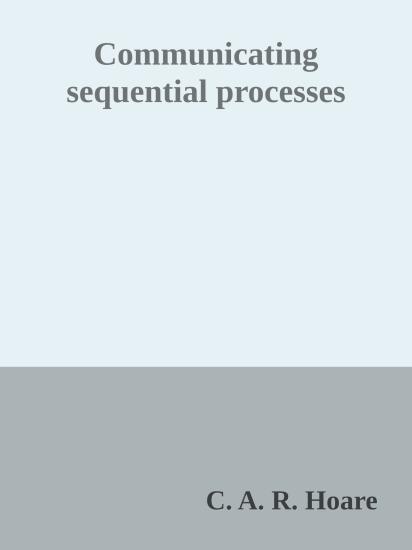 Communicating sequential processes
