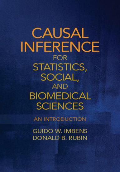 Causal Inference in Statistics, Social, and Biomedical Sciences