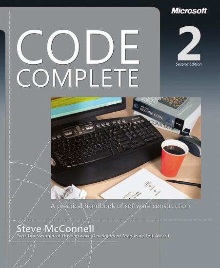 Code Complete, 2nd Edition